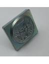 Punzierstempel 3D Schild mit Totenkopf