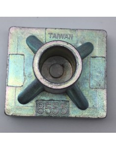 Punzierstempel 3D Schild mit Totenkopf
