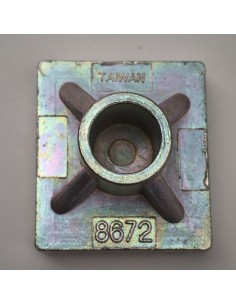 Punzierstempel 3D Stern im Rahmen
