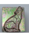 Punzierstempel 3D Wolf heulend links