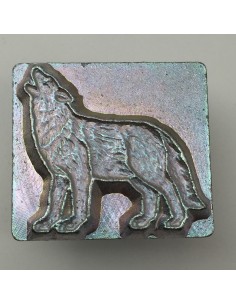 Punzierstempel 3D Wolf...