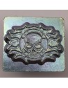 Punzierstempel 3D Totenkopf Flamme