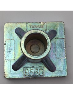 Punzierstempel 3D Totenkopf Flamme