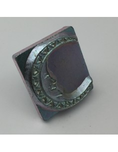 Punzierstempel 3D Halbmond 2
