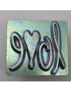 Punzierstempel 3D Love