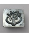 Punzierstempel 3D Kreuz in Flammen