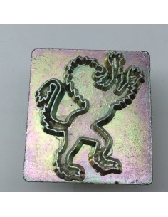 Punzierstempel 3D Löwe links