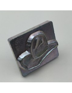 Punzierstempel 3D Cowboy Hut 2