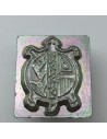 Punzierstempel 3D runde Schildkröte