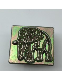Punzierstempel 3D Elefant