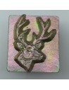 Punzierstempel 3D Hirschkopf links