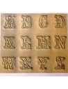 Punzierstempel Set Alphabet Script 13mm - 19mm