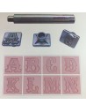 Punzierstempel Set Buchstaben Leder Art 19mm