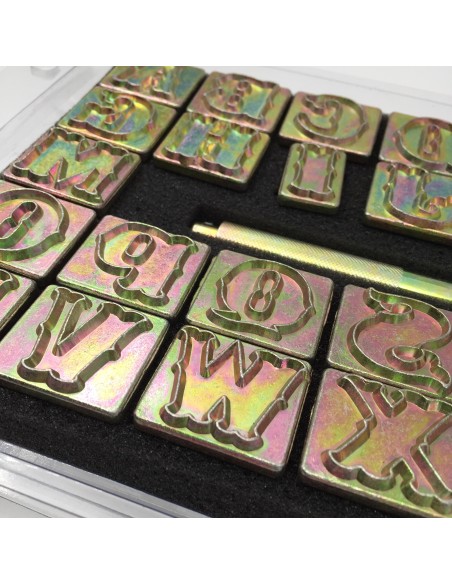 Punzierstempel Set Alphabet standart 13mm - 25.4mm