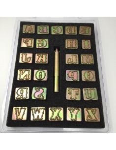Punzierstempel Set Alphabet standart 13mm - 25.4mm