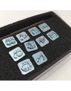 Punzierstempel Set Number...