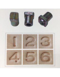 Punzierstempel Set Numer Simpel 6.4mm