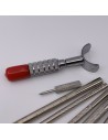 Punzierstempel Set inkl. Messer und Kugelstift