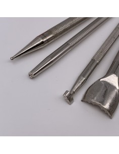 Punzierstempel Set inkl. Messer und Kugelstift