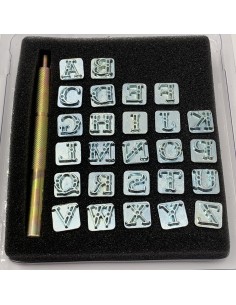 Punzierstempel Set Fancy Alphabet 9.5mm