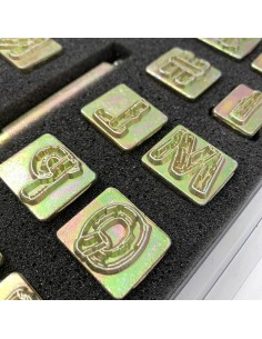 Punzierstempel Set Buchstaben Wood 19mm
