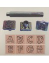 Punzierstempel Set Buchstaben Wood 19mm