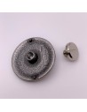 Concho silber geschwärzt mit türkis Kunststein