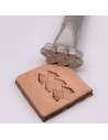 Punzierstempel Geflecht schmal