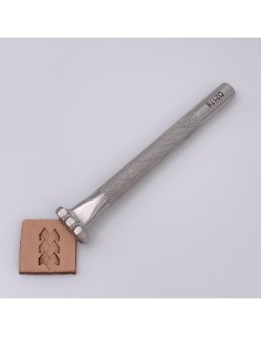 Punzierstempel Geflecht schmal