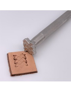 Punzierstempel Geflecht breit