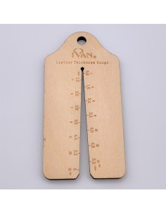 Messhilfe für die Leder dicke 2