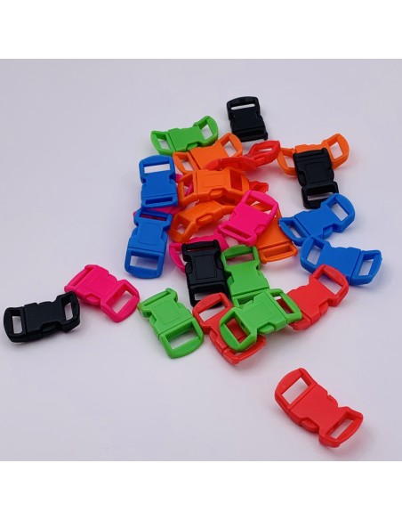 Steckschnalle Mini 10mm bunt