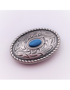 Concho Oval silber geschw....