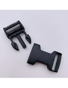 Steckschnalle 16mm schwarz 2