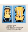 Kinderwagen und Autositz Lammfell Einlage
