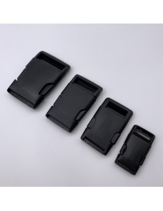 Steckschnalle 20-40mm schwarz 2