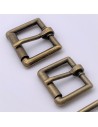 Rollschnalle altmessing 13mm bis 25mm