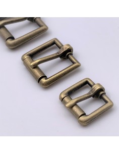 Rollschnalle altmessing 13mm bis 25mm