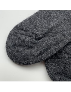 Socken Wolle anthrazit