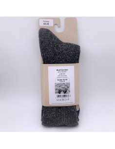 Socken Wolle anthrazit