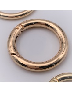 Karabiner Rund gold