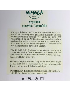 Bio-Schaffell Mimosa vollwollig weiss