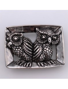 Schnalle Eulen Paar 2
