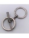 Schnalle / Verschluss Fibel Nickel frei