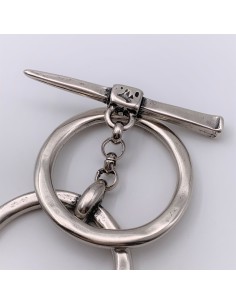 Schnalle / Verschluss Fibel Nickel frei