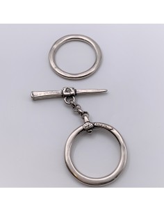 Schnalle / Verschluss Fibel Nickel frei