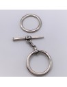 Schnalle / Verschluss Fibel Nickel frei
