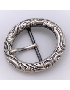 Schnalle mit Muster oval 2