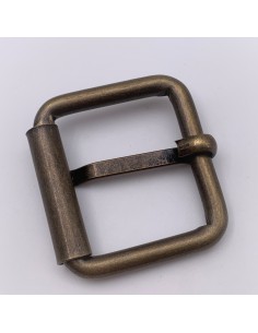 Rollschnalle 40mm altmessing 2
