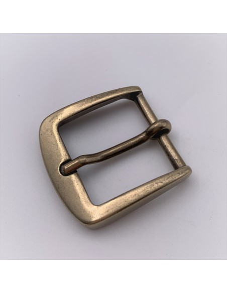 Einfache Schnalle 25mm altmessing